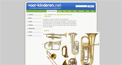 Desktop Screenshot of instrumenten.voor-kinderen.net