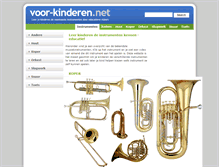 Tablet Screenshot of instrumenten.voor-kinderen.net